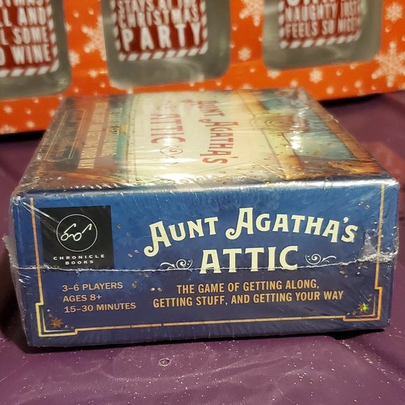 Chronicle Books Aunt Agatha's Attic Fast-paced Card Game, New - Picture 7 of 8